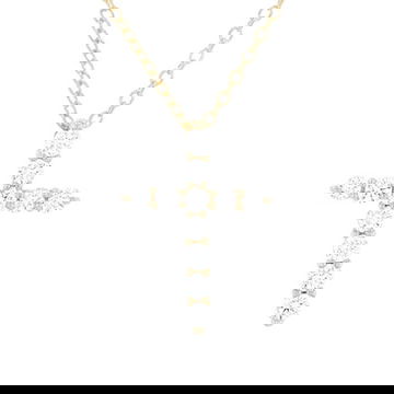 Diamond Cross Pendant Necklace