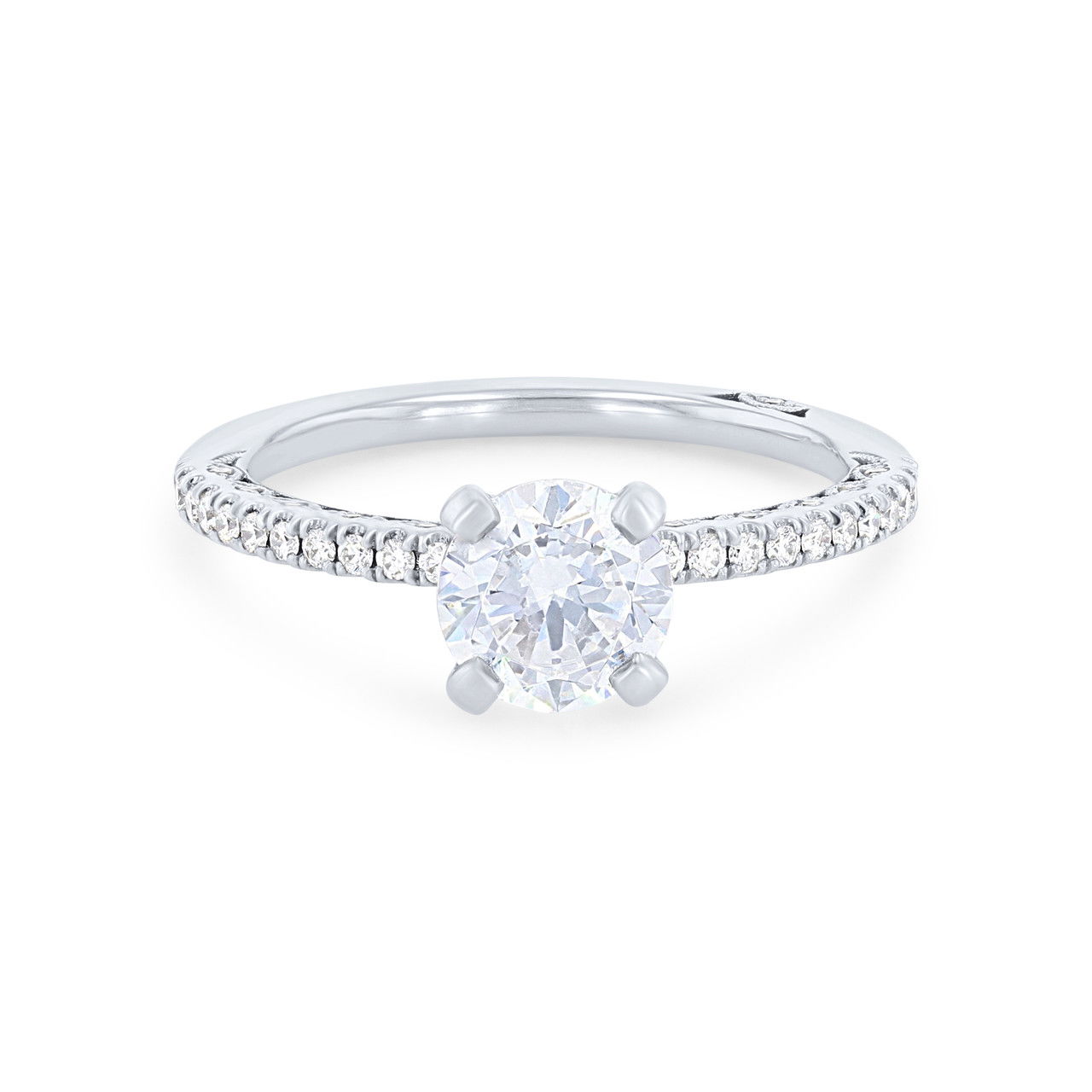 Tacori Petite Crescent Diamond Engagement Setting