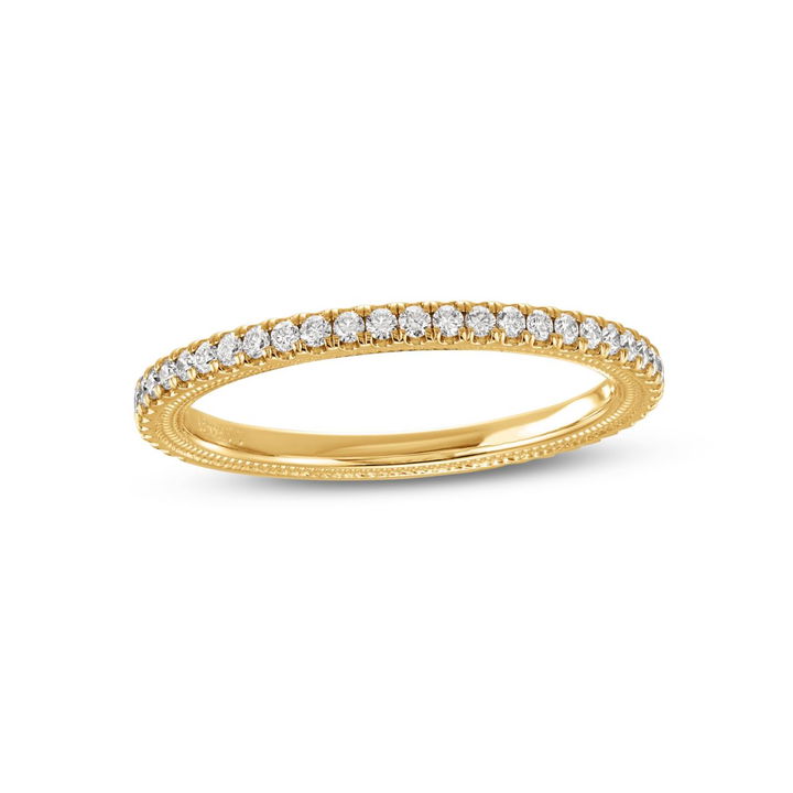 Yellow Gold 14K Verragio Tradition Diamond Wedding Band