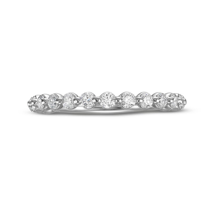 Verragio Renaissance Single Prong Wedding Band In White Gold 14K