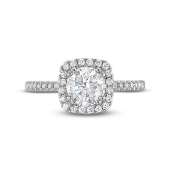 Verragio Tradition Halo Engagement Setting In Rose Gold/white Gold 14K