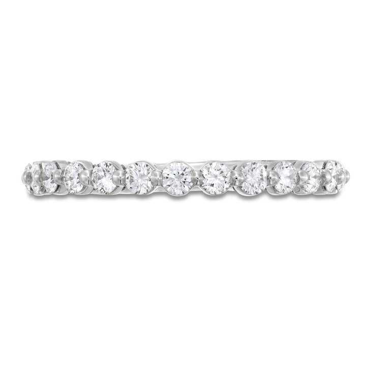 Tacori Sculpted Crescent Single Prong Wedding Band In Platinum