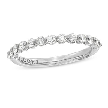Tacori Sculpted Crescent Single Prong Wedding Band In Platinum