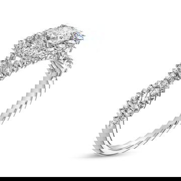 Cushion Halo Twist Engagement Setting by Diamonds Direct Designs 7