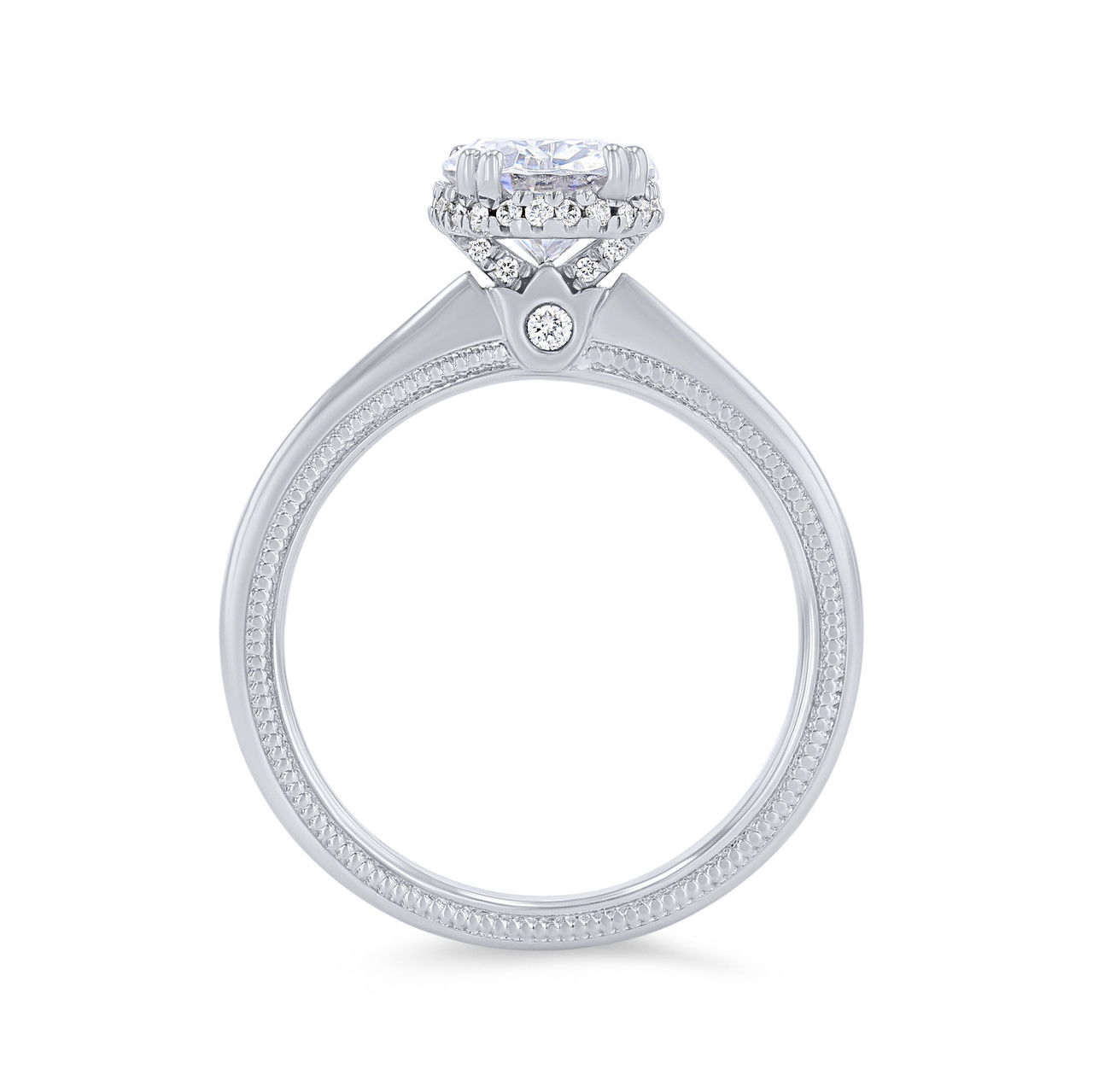 Verragio Tradition Hidden Halo Solitaire Engagement Setting