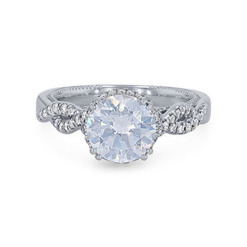 Verragio Insignia Hidden Halo Twist Engagement Setting 0