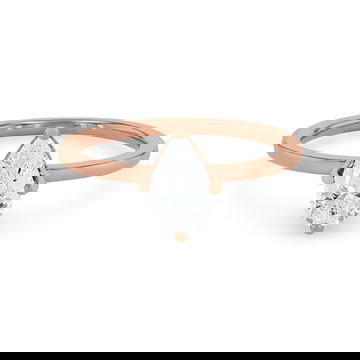 Solitaire Kite Prong Engagement Setting