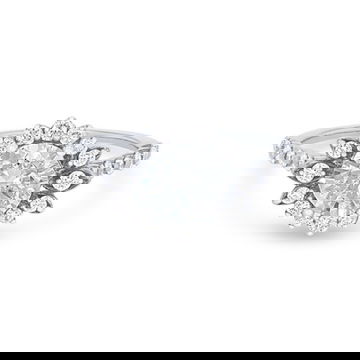 Floral Halo Engagement Setting