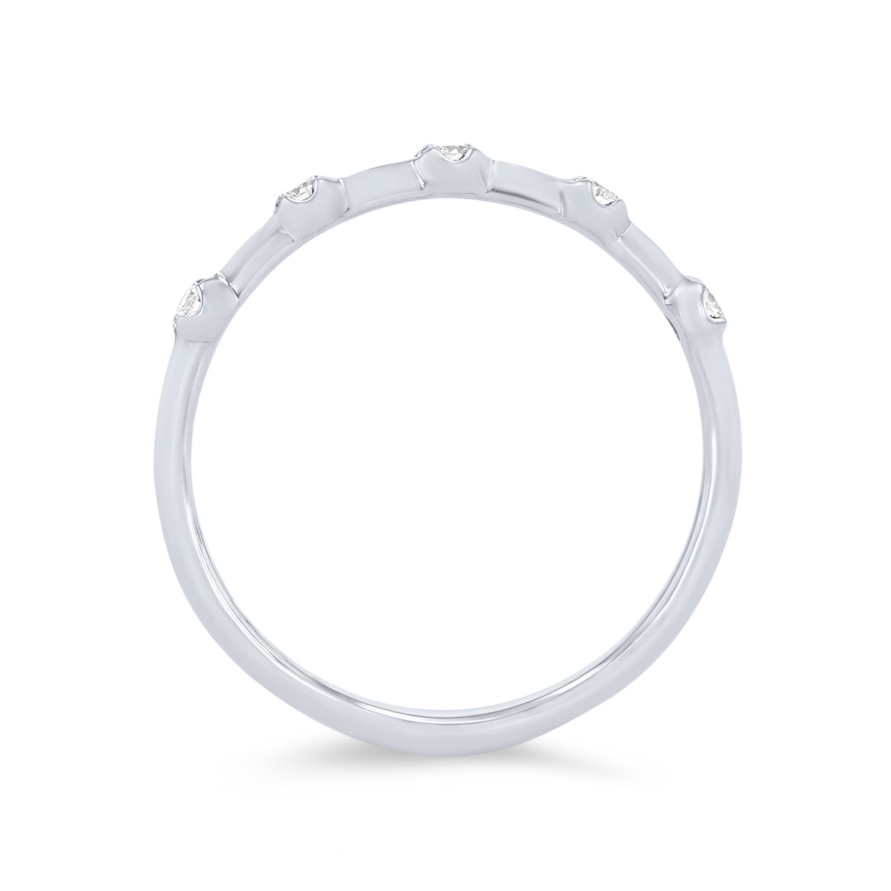 Scatter Diamond Wedding Band