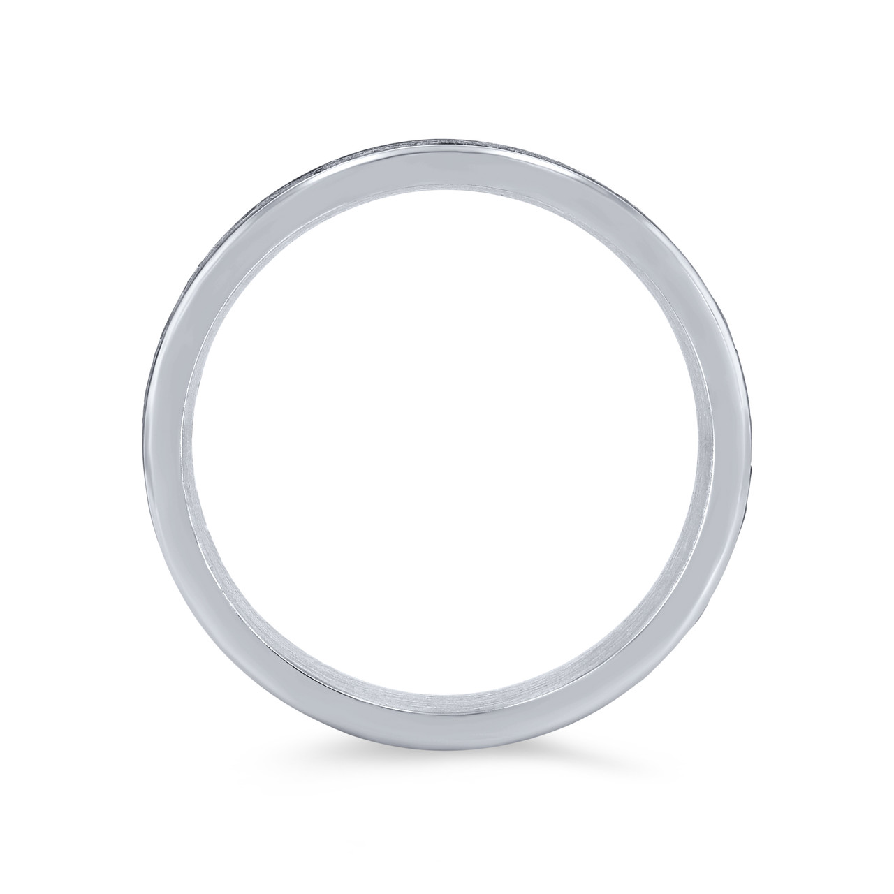 Tantalum and 14k Gold Textured 6.5mm Wedding Band 2