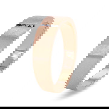 Black Diamond Matte 6mm Wedding Band