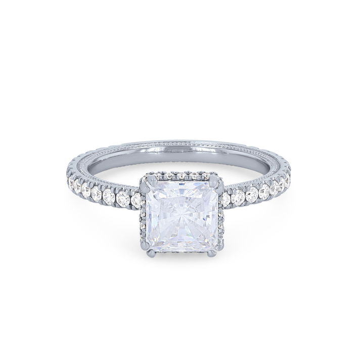 Verragio Tradition Princess Halo Engagement Setting In White Gold 14K