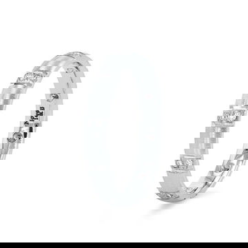 Matte Scatter Diamond 3mm Eternity Band