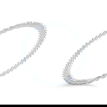 Matte Scatter Diamond 3mm Eternity Band