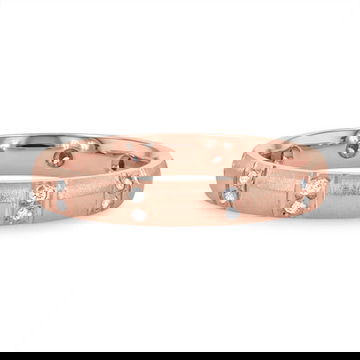 Matte Scatter Diamond 3mm Eternity Band