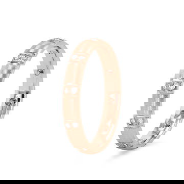 Matte Scatter Diamond 3mm Eternity Band