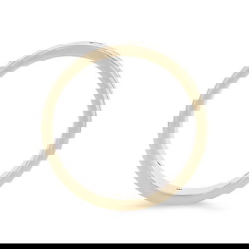 Three Row Diamond Inlay 6mm Eternity Band