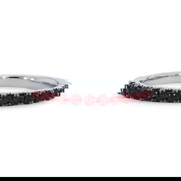 Garnet Wedding Band