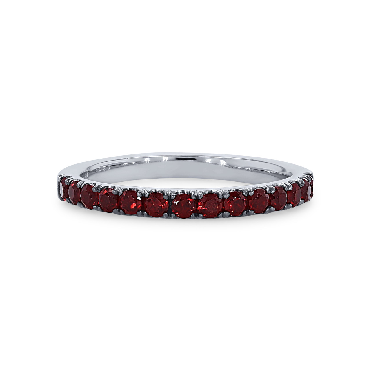 Garnet Wedding Band 0