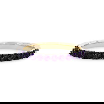 Amethyst Wedding Band