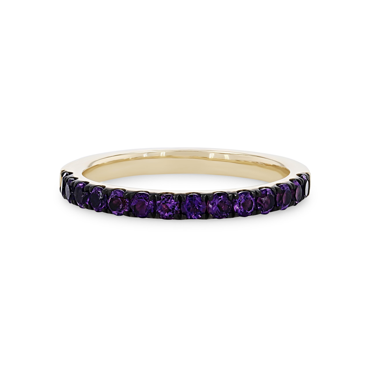 Amethyst Wedding Band 0