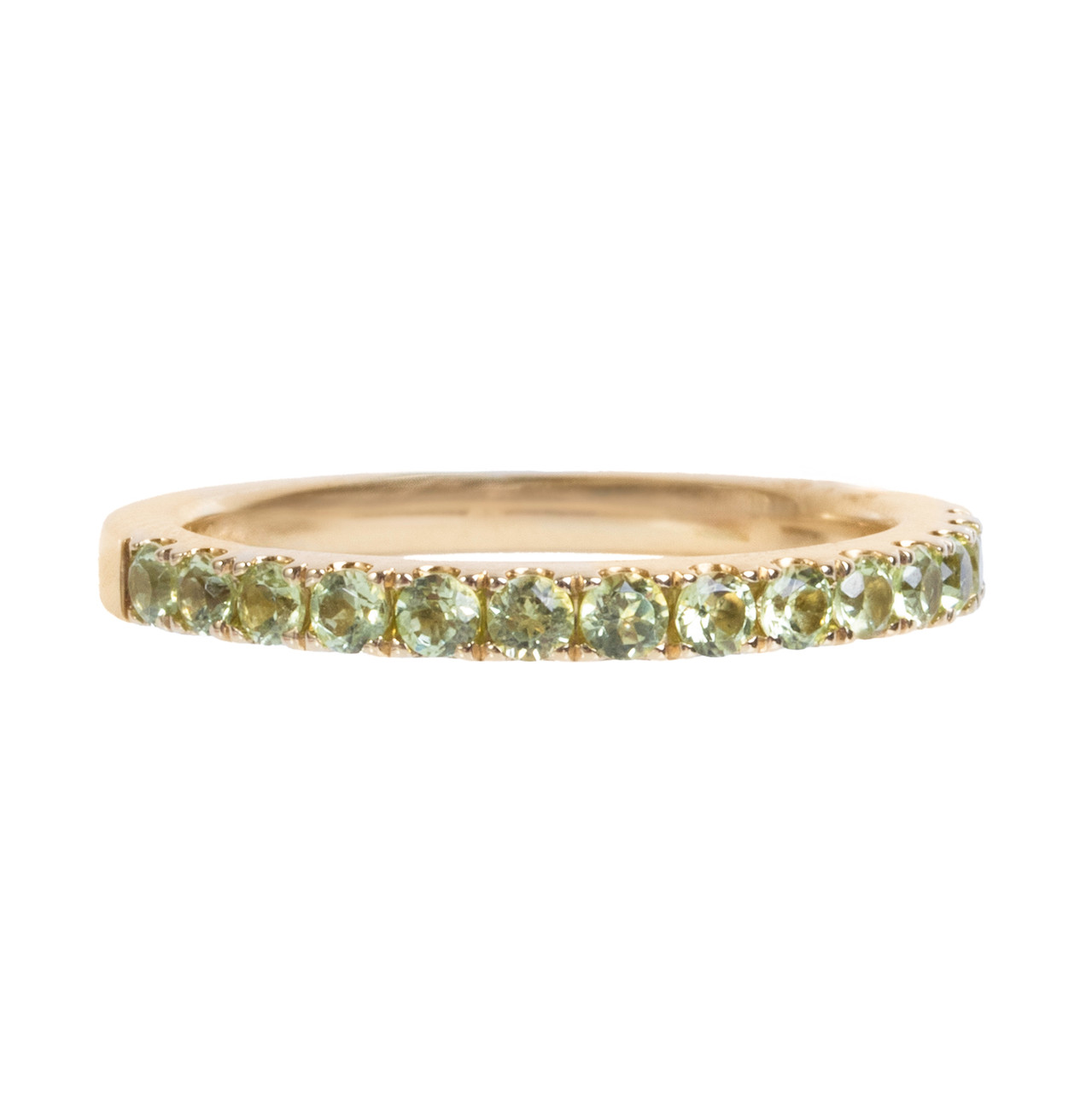Peridot Wedding Band 0