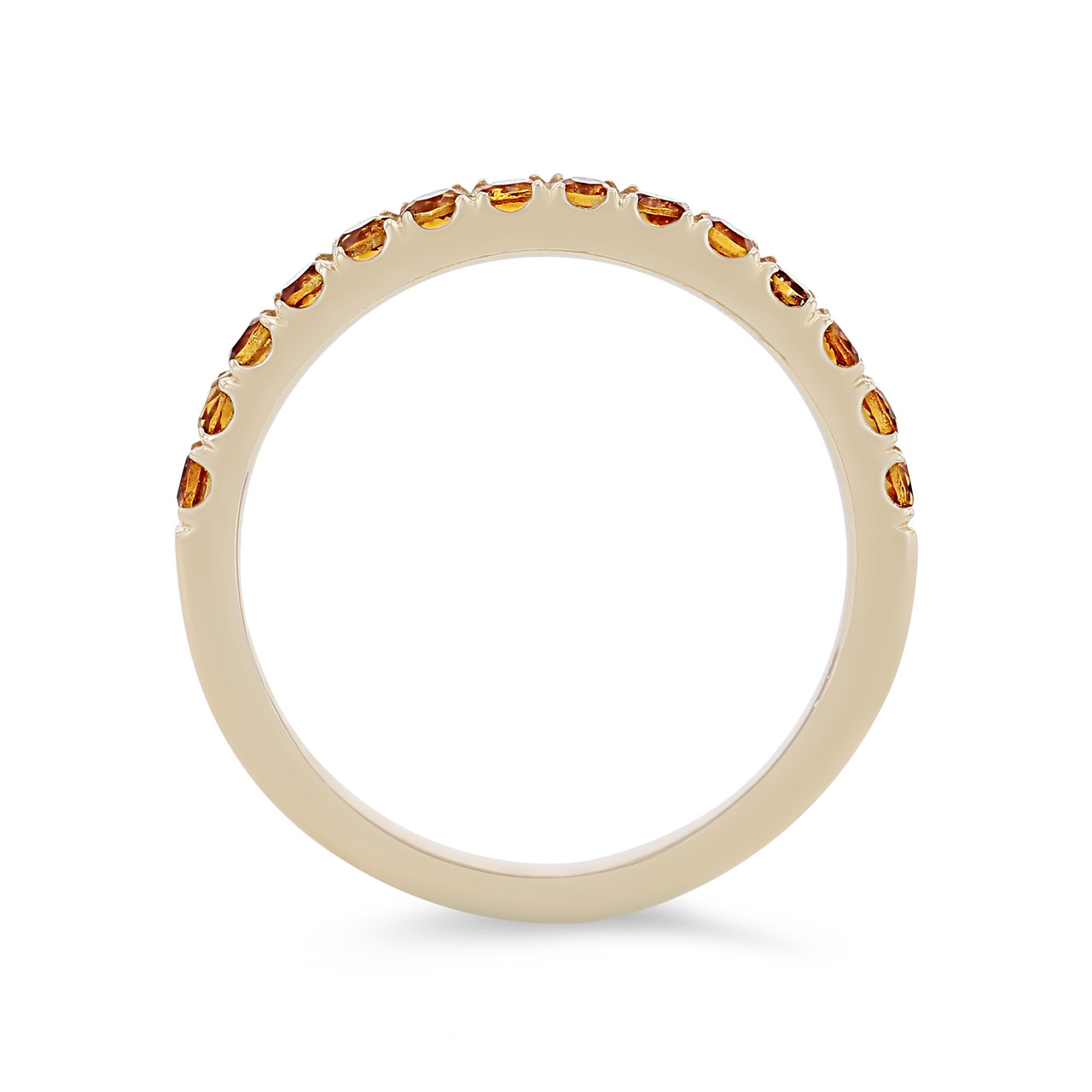 Citrine Wedding Band 2