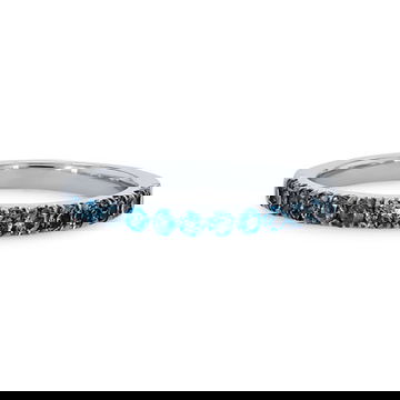 London Blue Topaz Wedding Band