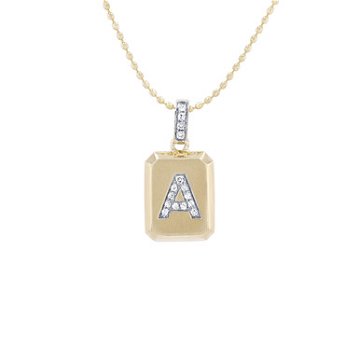 Lowercase Diamond Initial Charms - Garland Collection