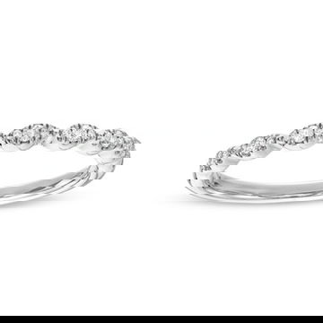 Scallop Diamond Wedding Band by Diamonds Direct Designs 8