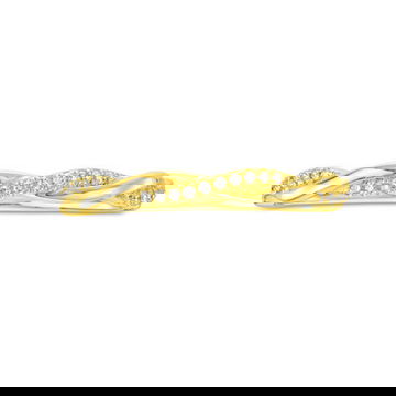 Twist Half Diamond Wedding Band by Diamonds Direct Designs 0