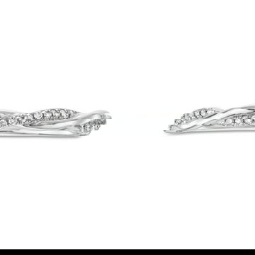Twist Half Diamond Wedding Band by Diamonds Direct Designs 1