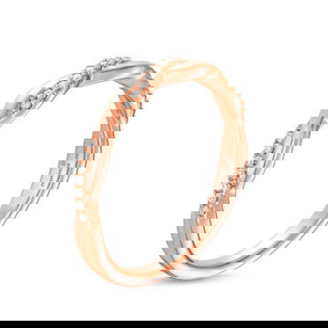 Twist Half Diamond Wedding Band by Diamonds Direct Designs 9