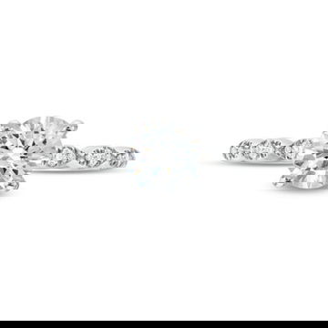 Scallop Diamond Engagement Setting by Diamonds Direct Designs 3