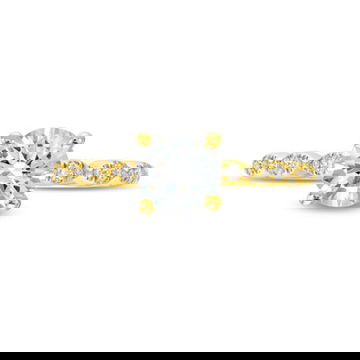 Scallop Diamond Engagement Setting by Diamonds Direct Designs 4