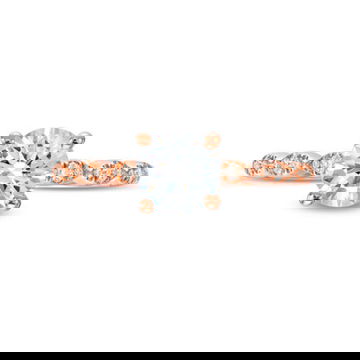 Scallop Diamond Engagement Setting by Diamonds Direct Designs 1