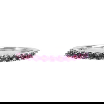 Pink Tourmaline Wedding Band
