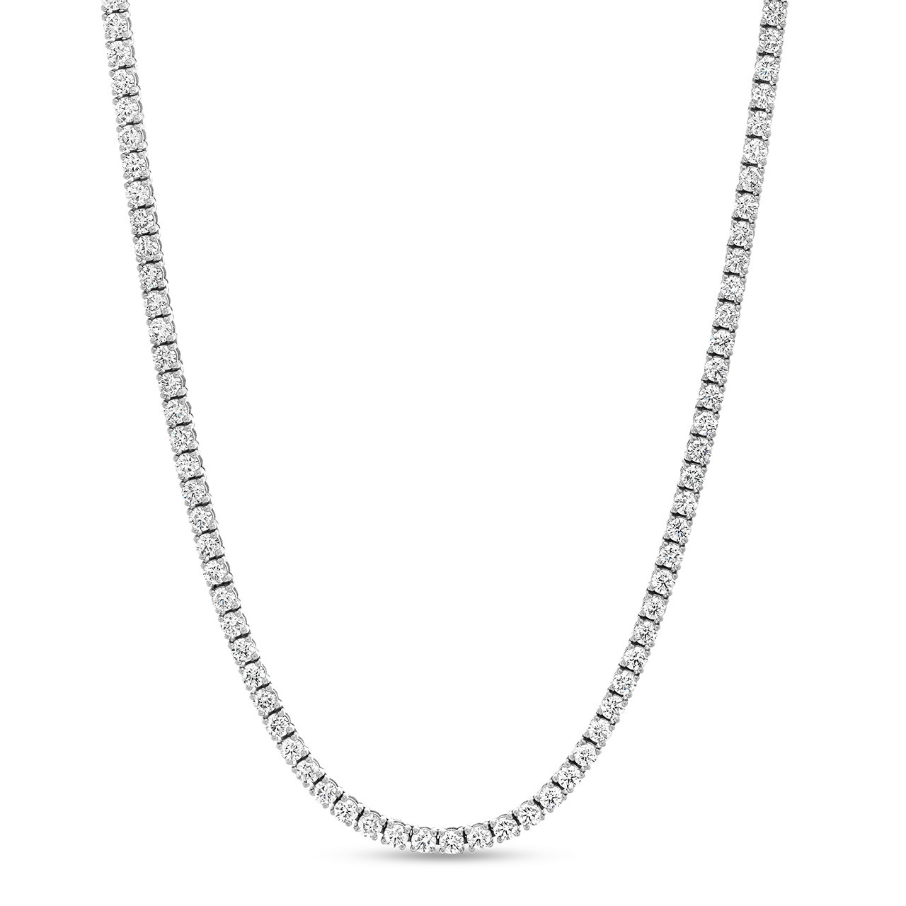 Classic Diamond Tennis Necklace 0