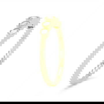 Graduated Diamond Bezel Milgrain Band by Royal