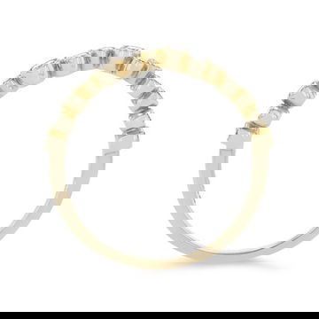 Scatter Bezel Diamond Wedding Band by Royal