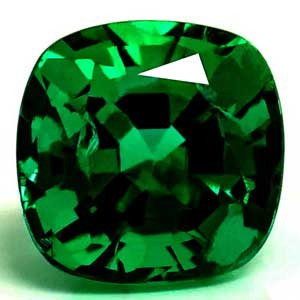 Cushion 0.65 Green Emerald - #1112575
