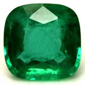 Cushion 0.91 Green Emerald - #1113059