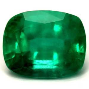 Cushion 3.36 Green Emerald - #1113075
