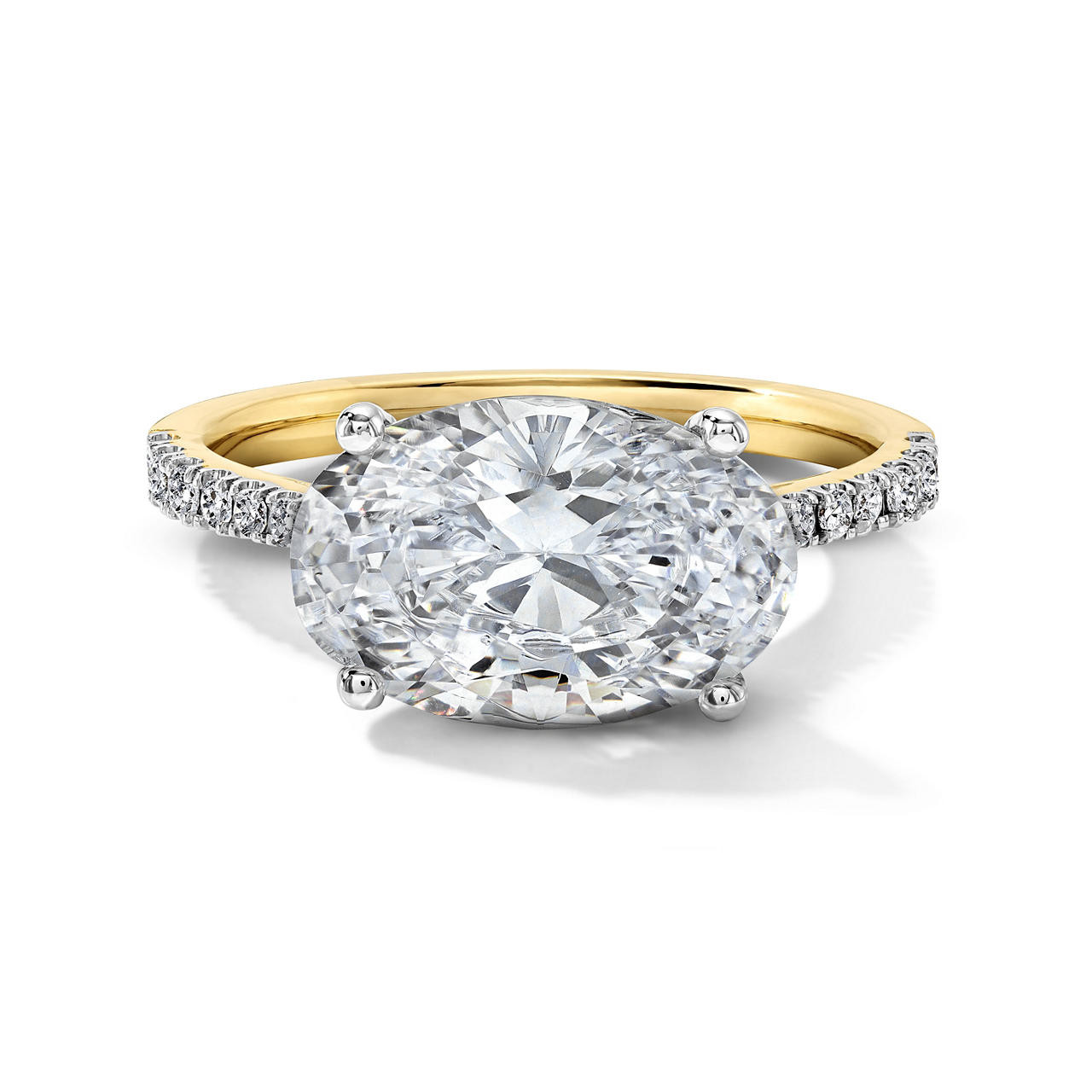 Simon G. East West Hidden Halo Engagement Setting