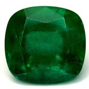 Cushion 6.39 Green Emerald - #1125423