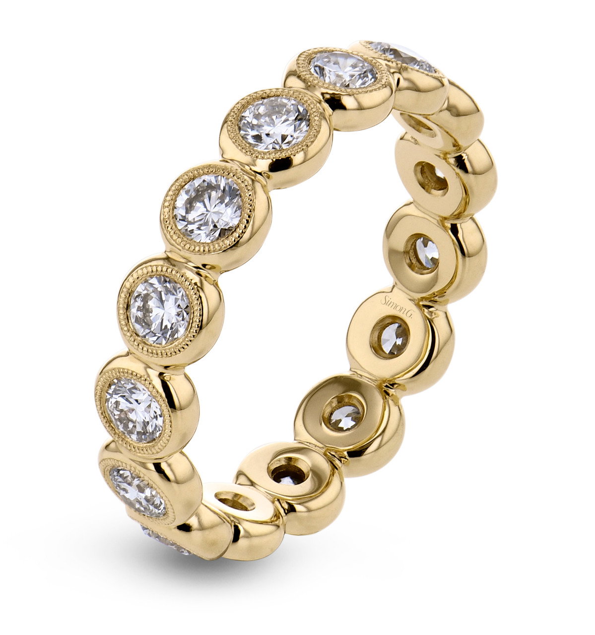 Simon G. Bezel Diamond Eternity Band