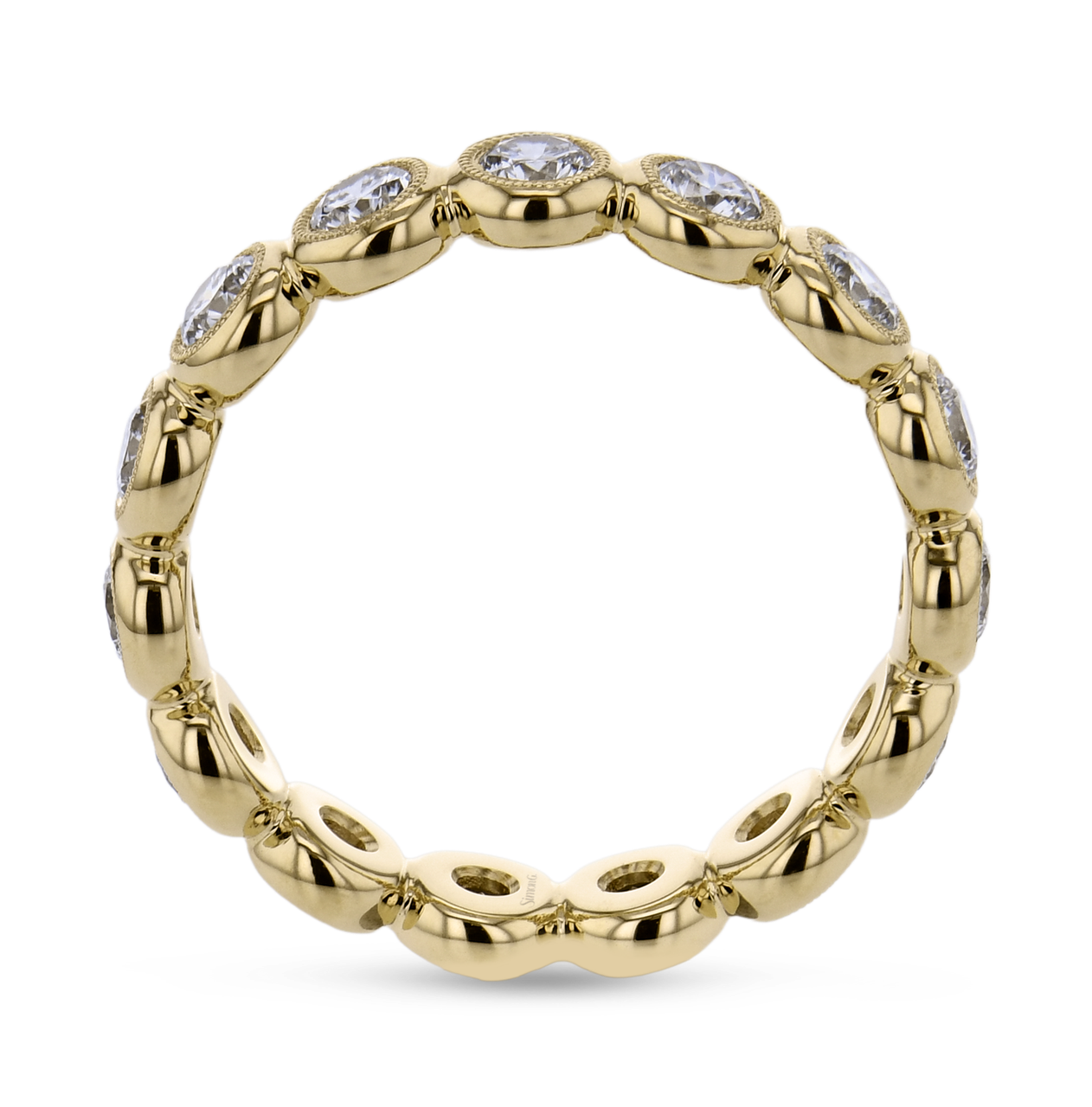 Simon G. Bezel Diamond Eternity Band