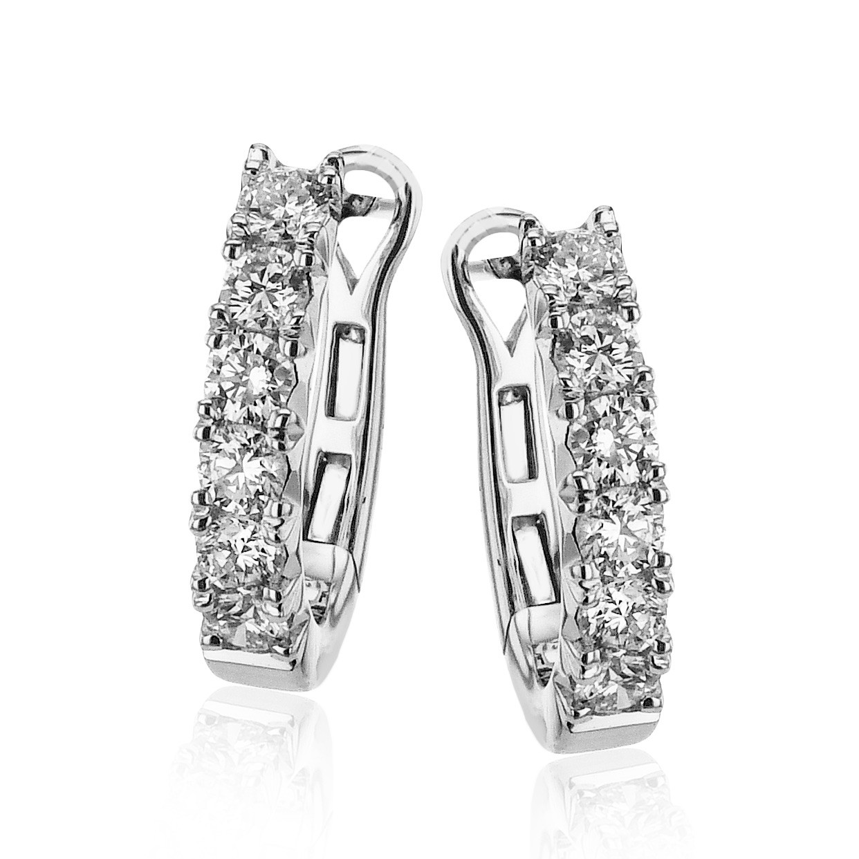 Simon G. Diamond Hoop Earrings