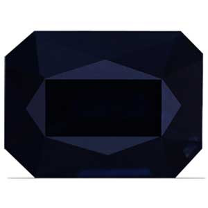 Emerald 1.29 Blue Sapphire - #1145247