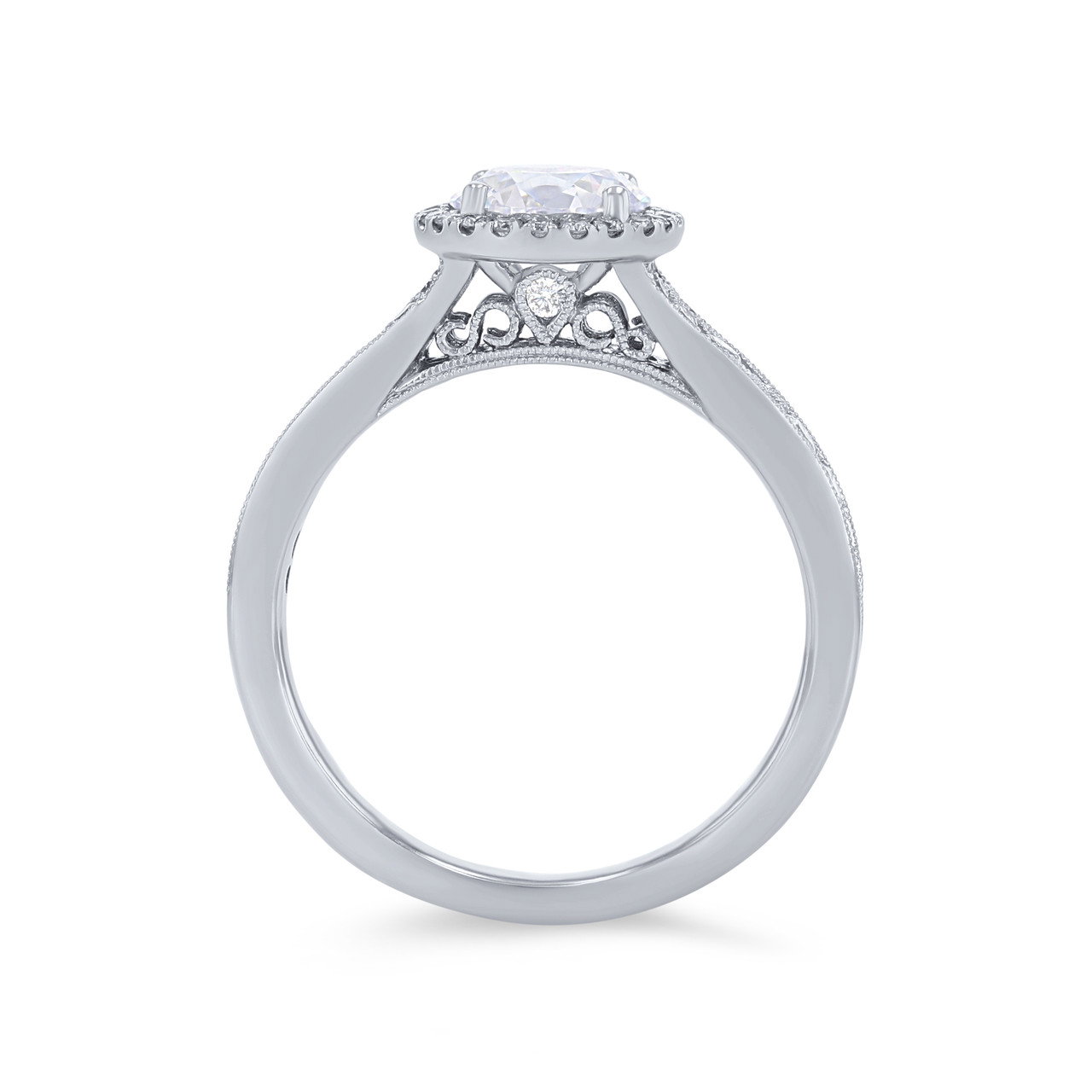 Sylvie Milgrain Diamond Halo Engagement Setting 2